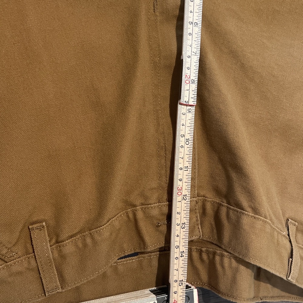 Carhartt Loose Fit Carpenter Pants Mens 42x30 Tan Utility Work Jeans Rugged - Picture 8 of 12